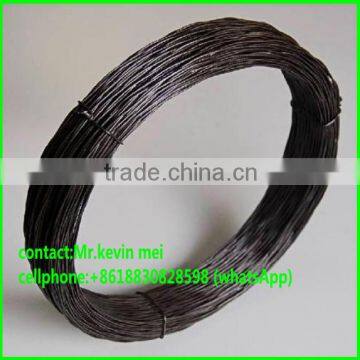 ISO certificated Annealed black twisted Wire / strand wire / black strand wire