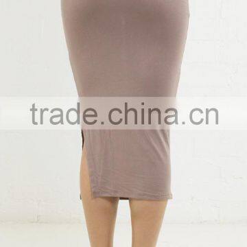 2016 New Arrival Long Cotton Skirt for Women Long Maxi Skirts photo-3