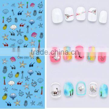 Colored Nail Sticker,nail Art Stickers,stickers for Nails Art photo-2