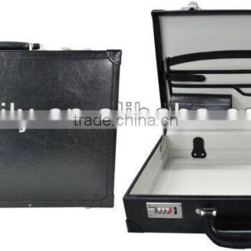 Manufacturer best quality PVC leather men hard laptop briefcase/attache case X8006S130004