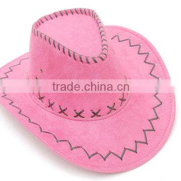 Pink cowboy hat