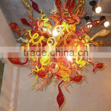 art glass blown chandelier xo-2012815 decorative lighting