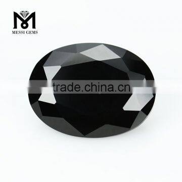 Top Quality Faceted Stones Oval 12 x 16 mm Black Spinel Gems