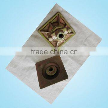 square swivel wing nut with plate for tie rod