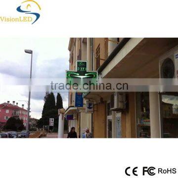 IP66 3D wireless control High Brightness shenzhen alibaba sign in outdoor led pharmacy flash sign display rack jesus cross