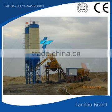 Reliable HZS35 mini modular stationary concrete mixing plant