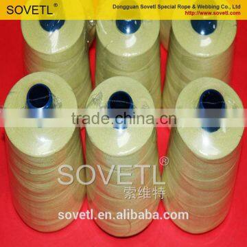 Abrasion resistant cut-resistant aramid yarn