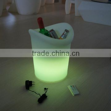 2015 New Design Led Illuminated Wine Ice Bucket with remote control