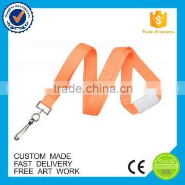 Popular supplier blank polyester custom lanyard card holder