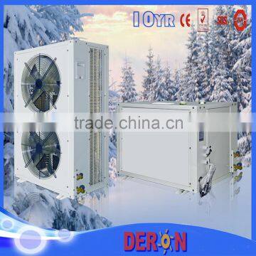 EVI heat pump water heater air to water split system for cold area -25 degree C(inverter version, heating & cooling)