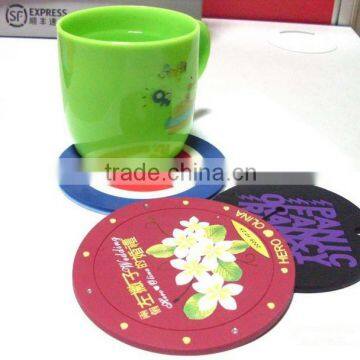 Home dining table set cup coaster accept custom