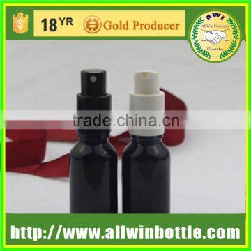 cosmetic containers spray cap black glass spray bottle