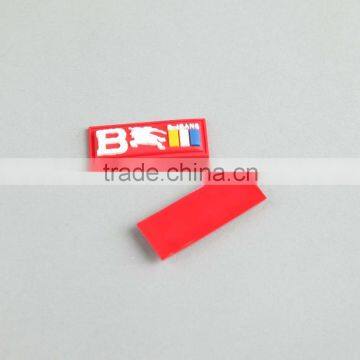 High Quality Customized PVC Rubber Silicone Label Patch For Bag photo-3