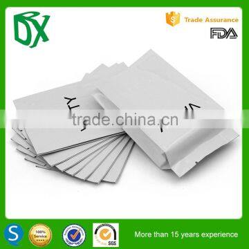 Customized order side gusset aluminum foil tea bag pouches packing in guangzhou