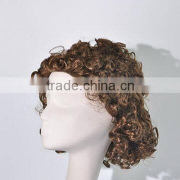 Short Afro Curls Wig for Woman and Man N238