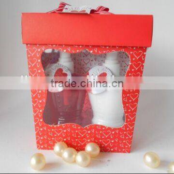 2015New year bath gift set with shower gel,body lotion