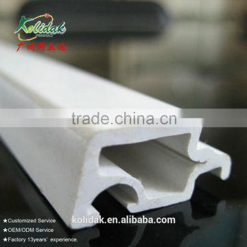 Custom White TPV sliding door profile plastic extrusion