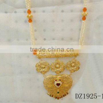 Wholesale pear heart chain jewelry stone thailand diamond and pearl jewelry sets