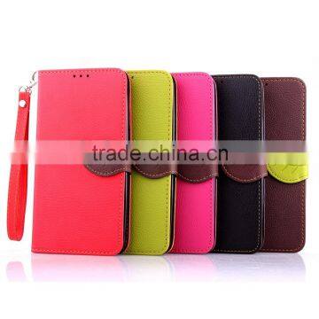 New Arrivals Leaf Buckle Stand Wallet Flip PU Leather Case Cover for Motorola Moto G3 with lanyard