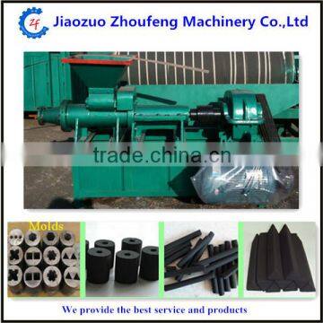 Charcoal and Coal Stick Briquette Molding Machine (e-mail: linda@jzhoufeng.com)