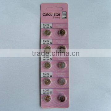 SG10 SILVER OXIDE BUTTON CELL