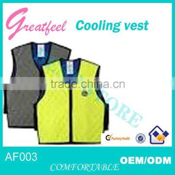 soft blue cooling vest for recreation