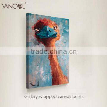 2015 pop selling handmade animal abstract bird oil painting on canvas