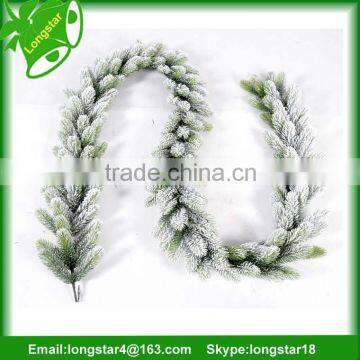 Christmas Snowing christmas Garland with Pine Cones Xmas Decor