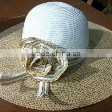 2014 fashion ladies 100% paper straw summer floppy hats