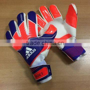 Red+blue+white shade goalkeeper glove