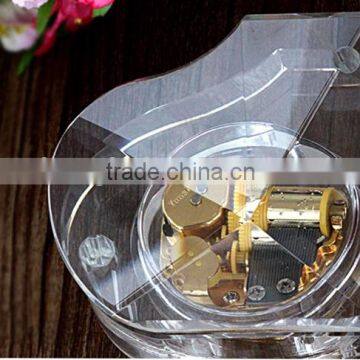 Beautiful Crystal Piano, AAA high quality crystal crafts