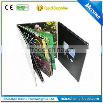 2015 New Product ! 4.3 Inch High Quality Lcd Video Booklet / Video Mailer / Video Magazine for Business Promotion photo-2