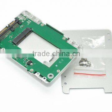 Micro SATA to Standard 2.5" SATA Converter SSD Case/caddy/enclosure for Laptop and Netbook