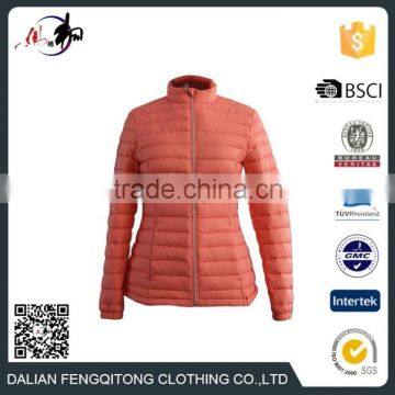 Colorful wholesale clothing winter warm nylon down jackets for women
