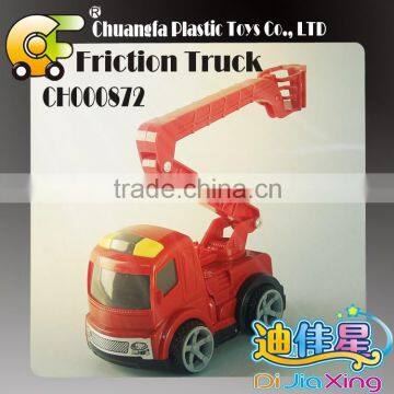 2015 best gift-plastic friction fire truck wholesale toys for kid