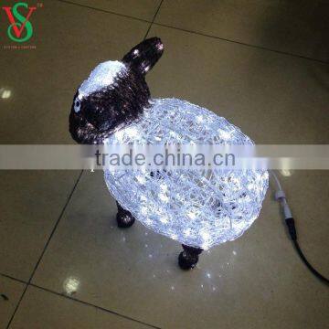 LED Christmas Sheep Sculpture Lighting