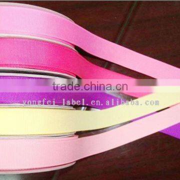 Colorful Polyester Stain Ribbon Label