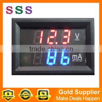 DC0-100V digital dual display DC Voltmeter and Ammeter