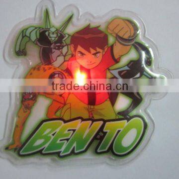 led pvc cartoon patches for clothing children YX-8711