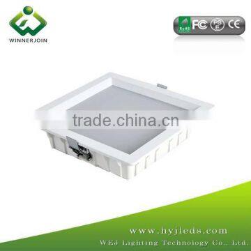 5W/7W/10w/15W20w/30w round white recessed ceiling light, 2300lumens square recessed LED ceiling light