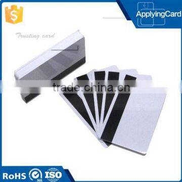 CR80 White Hi-Co /Lo-Co Blank and Rewritable Magnetic stripe Card