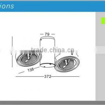Turnable Two Heads Halogen Spotlight & Stage Light
