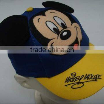 customized embroidery twill fabric kids caps