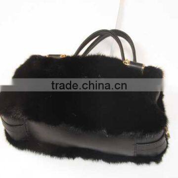 015 New Trendy Women's Fashionable High Quality Fox Fur Bags
