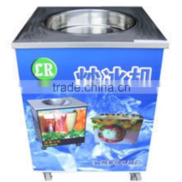 2015 new Multi-functional Commercial Single Pan Fried Ice Cream Roll Machine