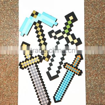 Wholesale Kids Game Cosplay Pixel Weapon EVA Foam Soft Toy Sword