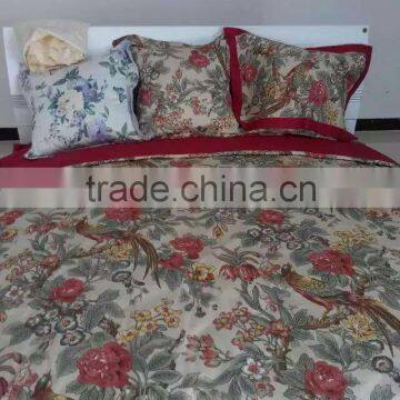 100% cotton floral print bedding set,duvet cover set,comforter set