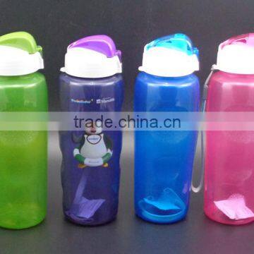 leak proofing 600ml/800ml PP plastic drinking water bottle