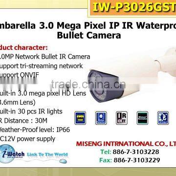 IW-P3026GST 2048x1536 Night Vision Bullet IP Camera