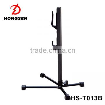 Fixed base nylon hook hanger stand up bike repair stand